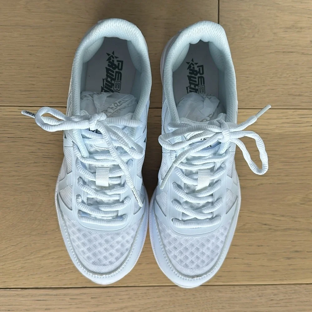 Rebel Athletic Ruthless White Cheer Shoe, size 5 - Picture 2 of 8